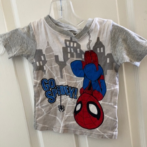 BOYS marvel Spider-Man sleep top 4t - Picture 1 of 3